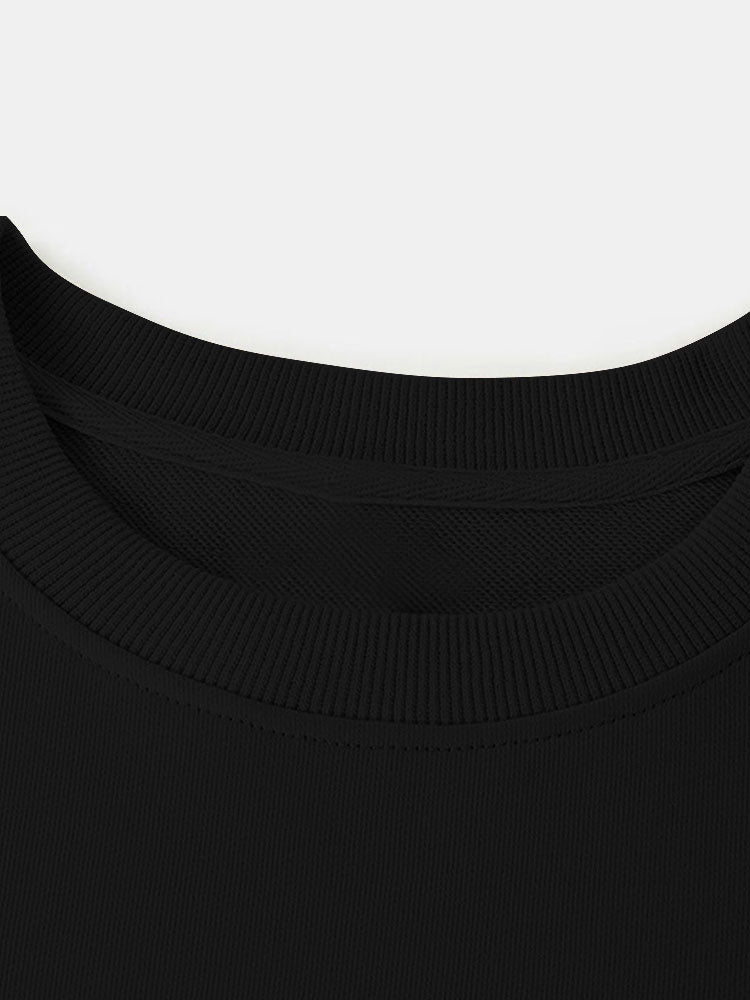 Robot Bear Crew Neck Relaxed Sweatshirt